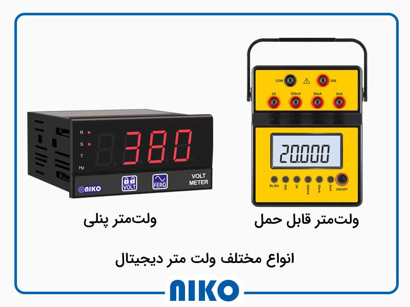 ولت‌متر دیجیتالی